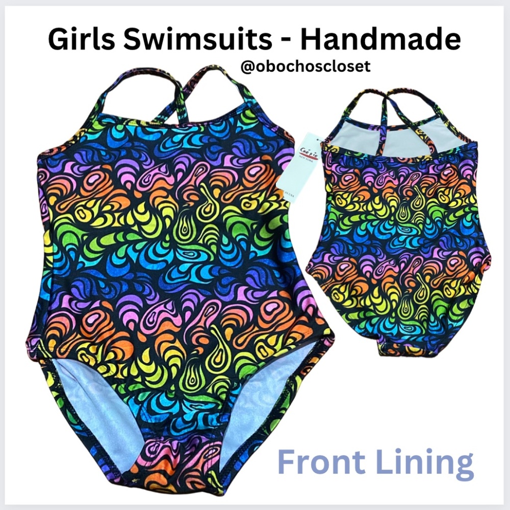 Swimsuit/ BUNDLE & SAVE/ Print: Rainbow Chaos